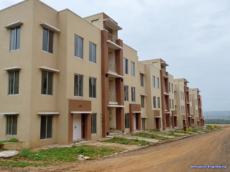 Residential elevations at Awami Villas, Bahria Town Phase 8