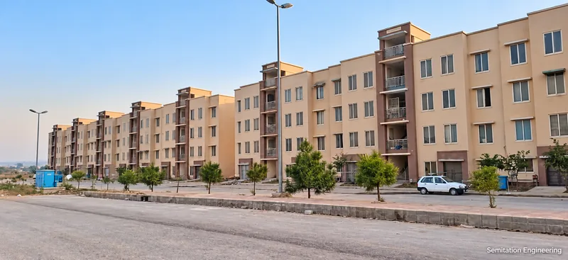 Awami Villas, Bahria Town Phase 8 / Civil construction works within the residential development