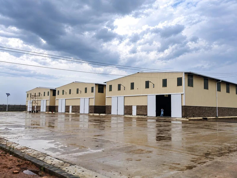 WFP / NDMA warehouse portfolio — Warehouse steelwork, frame erection and building envelopes