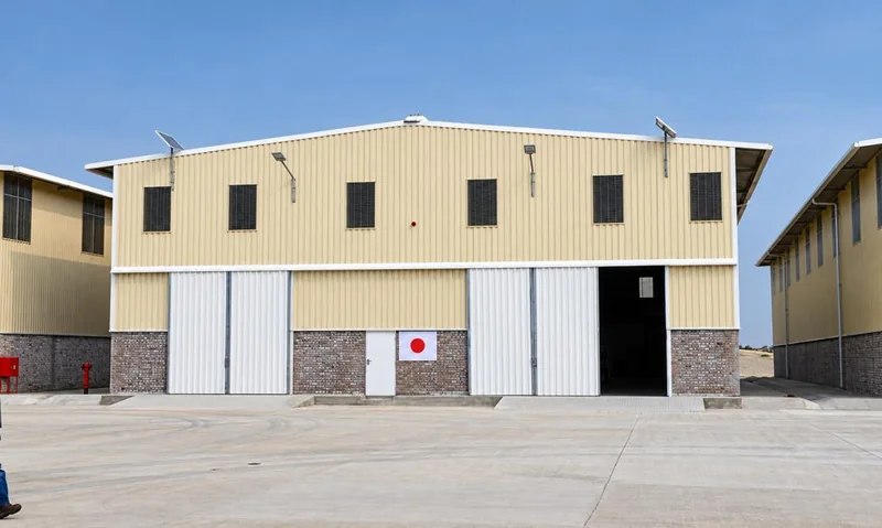 WFP / NDMA warehouse portfolio — Warehouse steelwork, frame erection and building envelopes
