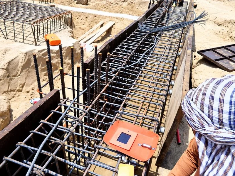 Reinforcement and formwork preparation