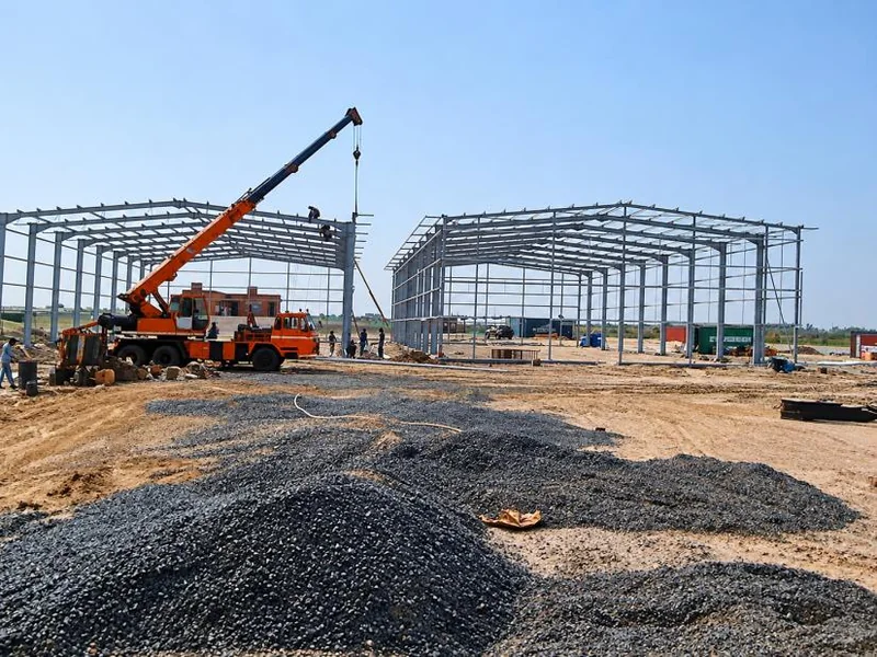 Steel structures & prefabricated facilities — selected company portfolio photograph