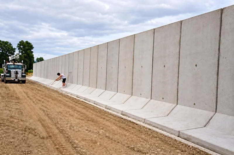 Protective civil & perimeter works — Concrete safety walls, protective elements and perimeter systems