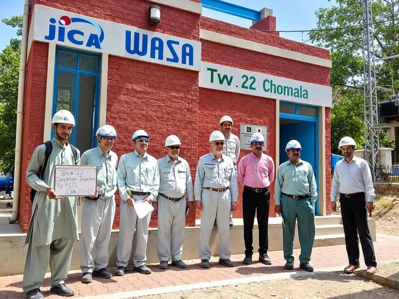 Joint inspection at TW 22 Chomala